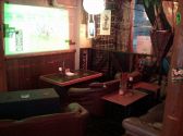 サッカー応援仕様の店内♪ご予約はお早めに