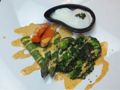 料理メニュー写真 ベーコンときのこのフレンチサラダ・温野菜