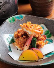 料理メニュー写真 鶏の柿揚げ