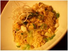◇ズワイ蟹とレタスのチャーハン~五香粉の香り~