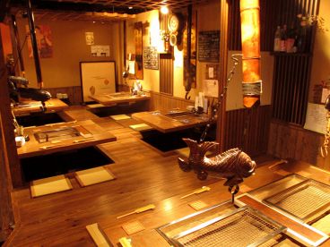 囲炉裏焼き 大正ろまん まりも亭の雰囲気1