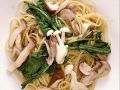 料理メニュー写真&nbsp;ほうれん草ときのこのパスタ