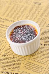 料理メニュー写真&nbsp;堂々人気NO.1!クレームブリュレ