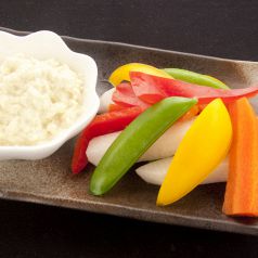 料理メニュー写真&nbsp;旬野菜スティック　仙台味噌ソース