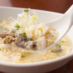 料理メニュー写真&nbsp;テールスープ雑炊