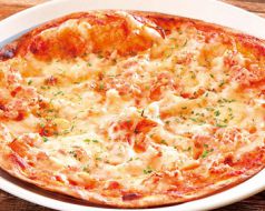 料理メニュー写真 かにピザ