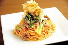 料理メニュー写真&nbsp;ブルーチーズパスタ/明太クリームパスタ/アラビアータ