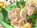 料理メニュー写真&nbsp;石川県　能登の地鶏のタタキ
