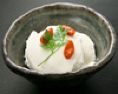 料理メニュー写真 とろける杏仁豆腐