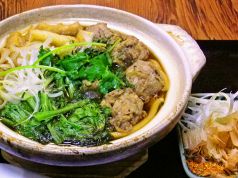 つみれ入り鍋焼きうどん