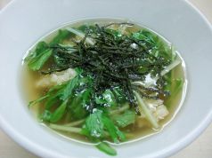 料理メニュー写真&nbsp;水菜のおこげあんかけ