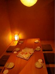 会社のプチ飲み会で人気の6名様用個室です