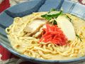 料理メニュー写真&nbsp;沖縄そば　オリジナル！鶏がら・ごまのスープ　