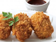 料理メニュー写真&nbsp;自家製ちーずインめんちカツ
