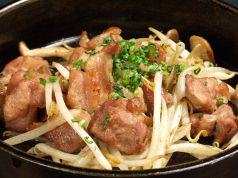 薩摩地鶏の鉄板焼き