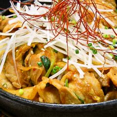 料理メニュー写真&nbsp;豚キムチ炒め