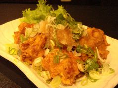 料理メニュー写真&nbsp;鶏皮の唐揚げ/鶏の唐揚げ/鶏唐ポンズ