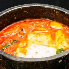 料理メニュー写真&nbsp;石焼モツチゲ豆腐