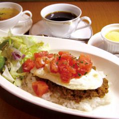 料理メニュー写真&nbsp;タコライスセット（一日限定15食、早い者勝ち！）