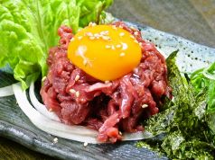 料理メニュー写真&nbsp;ダチョウのユッケ