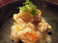 料理メニュー写真&nbsp;鶏と長芋のゴママヨネーズ