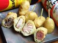 料理メニュー写真&nbsp;牛／豚バラ／チーズハムカツ／辛口ウインナー