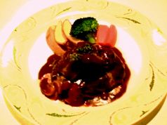 料理メニュー写真&nbsp;ビーフシチューハンバーグ