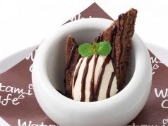 料理メニュー写真&nbsp;MarketOのリアルブラウニー×自家製バニラアイス