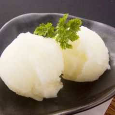 料理メニュー写真&nbsp;柚子シャーベット