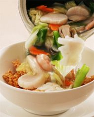 料理メニュー写真 海鮮おこげ