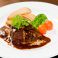 料理メニュー写真 牛ホホ肉の赤ワインソース煮