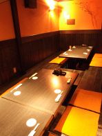 掘りごたつ個室で・・・