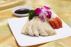 料理メニュー写真 鶏肉の冷たい白蒸し