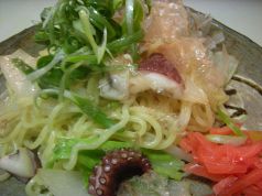 料理メニュー写真 蛸の焼きそば(塩又はソース)