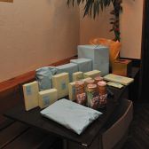 ビンゴの景品もきれいに並べました。