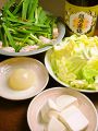 料理メニュー写真&nbsp;美人セット(コラーゲンボール／手作り豆腐／野菜セット)