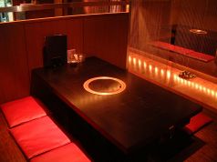 店内中央の開放感溢れるお席です