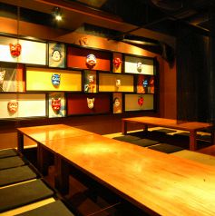 団体様に嬉しい30名様対応掘り炬燵席!