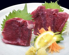 料理メニュー写真 馬刺し(赤身)