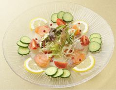 料理メニュー写真&nbsp;白身とサーモンのアジアンカルパッチョ