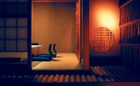 和とモダンが融合した店内
