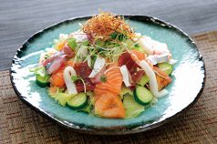 料理メニュー写真 漁師の海鮮サラダ