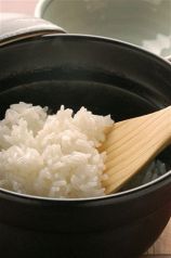 料理メニュー写真&nbsp;新潟産　コシヒカリ　土鍋ご飯