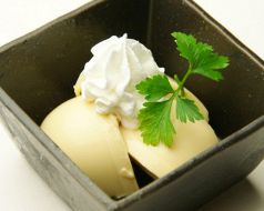 料理メニュー写真&nbsp;塩プリン 