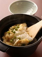 料理メニュー写真&nbsp;総州古白鶏とごぼうの炊き込みご飯