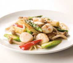 料理メニュー写真&nbsp;季節野菜と帆立のXO醤炒め