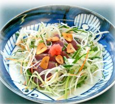 料理メニュー写真&nbsp;かつを香味野菜ポン酢