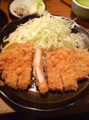 名物のとんかつ