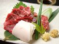 料理メニュー写真&nbsp;熊本産馬刺盛り合わせ