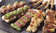 料理メニュー写真 アスパラベーコン・プチトマト豚バラ巻きなど全5種